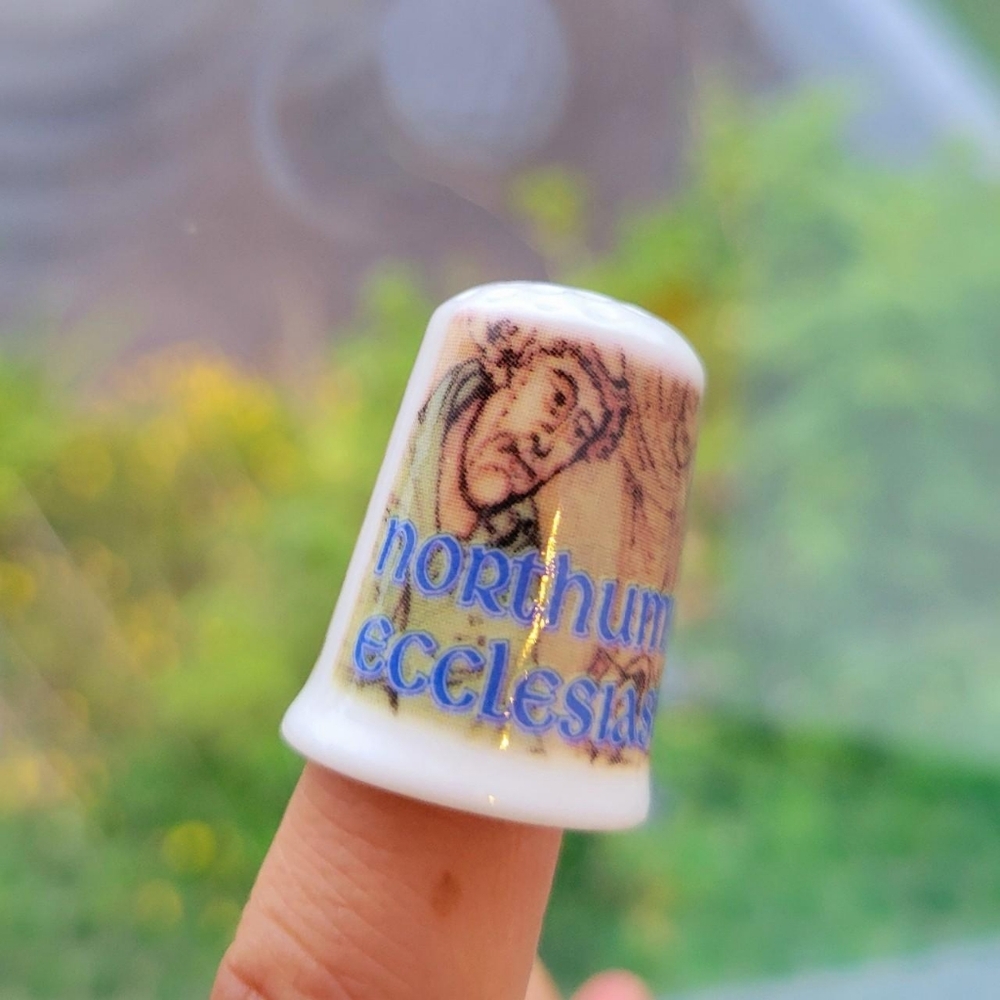 Vintage Northumbria Ecclesiastical Friar Monk Religious Christian Thimble
